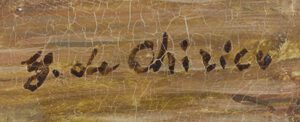 Giorgio de Chirico Firma