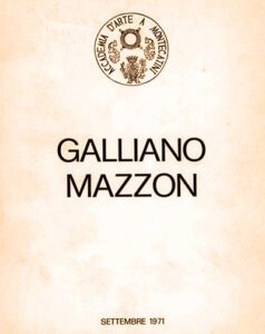 Galliano Mazzon Pittore