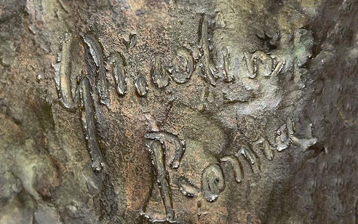 Giovanni Nicolini Scultore Firma