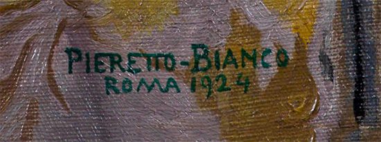 Pieretto Bianco Firma